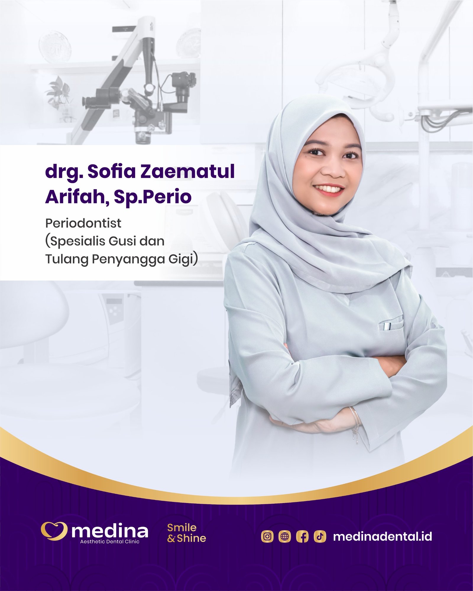 drg. Sofia Zaematul Arifah, Sp.Perio