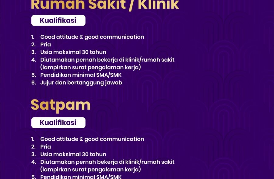 LOKER SATPAM DAN CLEANING SERVICE