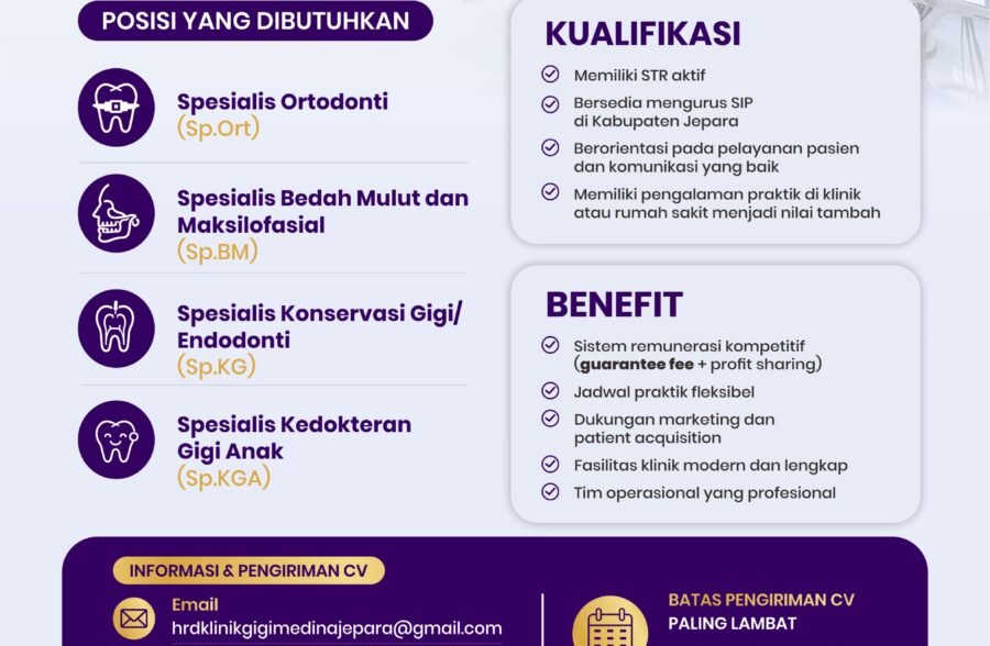 LOKER DOKTER GIGI JEPARA