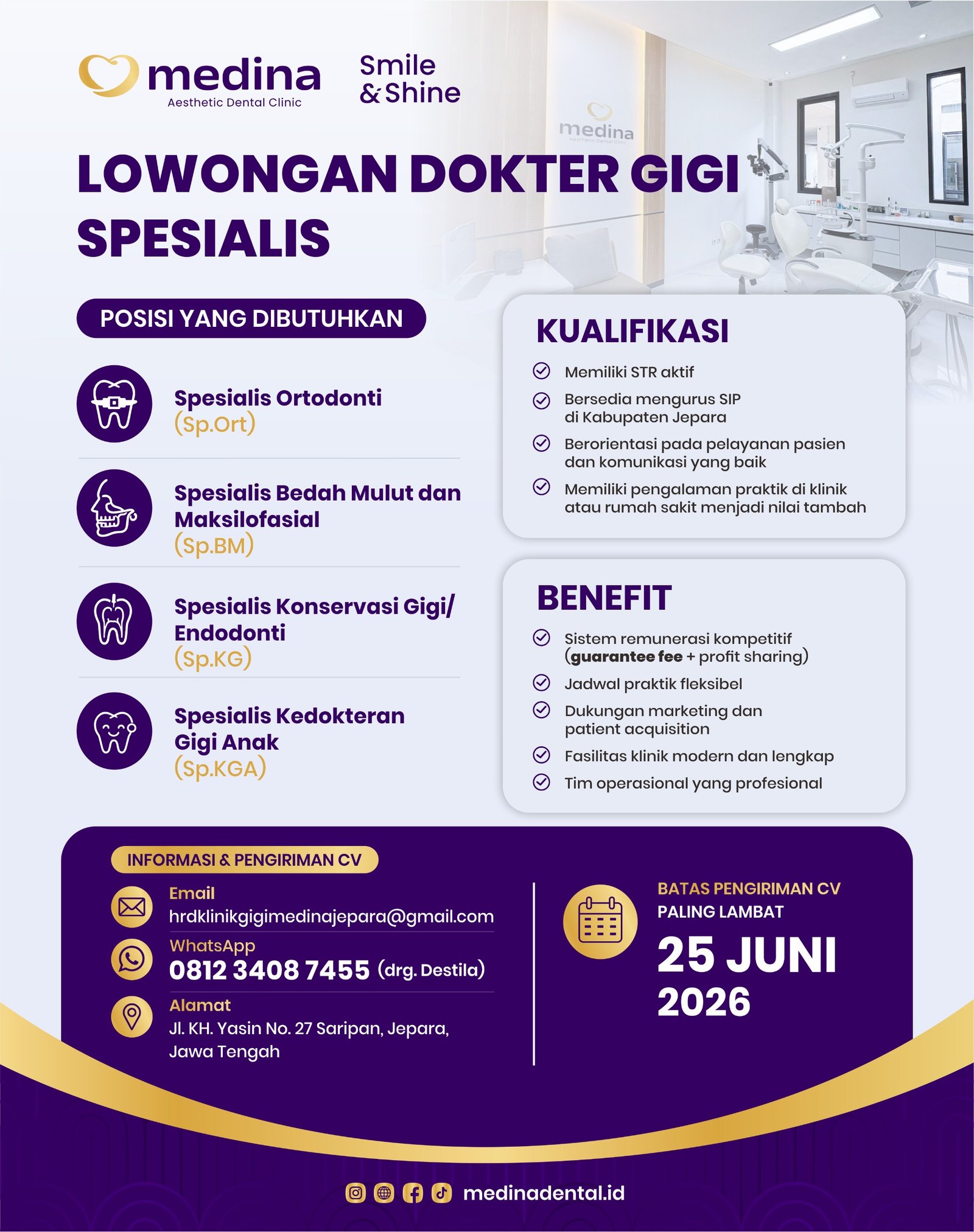 LOKER DOKTER GIGI JEPARA