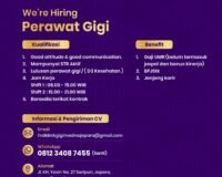 LOWONGAN PERAWAT GIGI